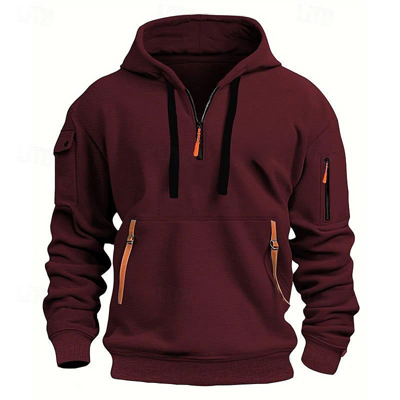 Dropped Shoulder Hoodie – Unisex Oversized Pullover with Pocket - 3KDyn